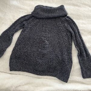 Cozy Gray Turtleneck Sweater